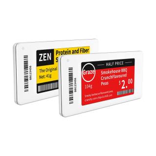 2,66 inch meertalige elektronische plankrandlabels slanke serie