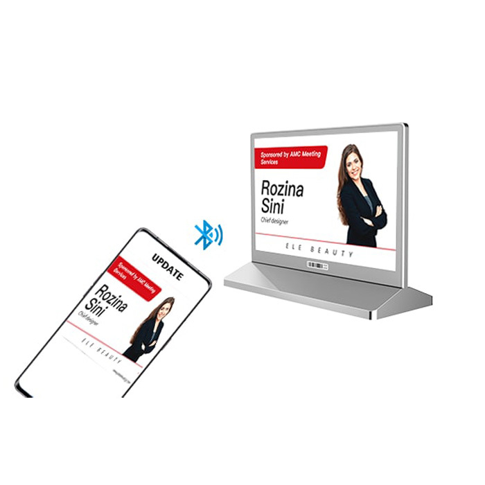 Bluetooth E-Paper Meeting Signage, APP ondersteunt Android- en IOS-telefoon