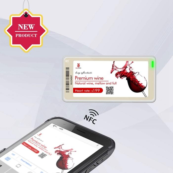 NFC digitaal label 3,5 inch