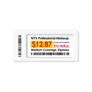 2,13 inch 4-kleuren Electronic Shelf Label Lite-serie