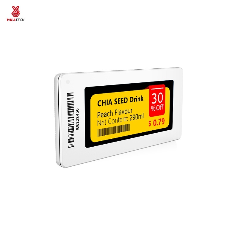 2,9 inch 4-kleuren elektronische planklabel Slim-serie