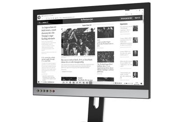YalaTech heeft een 25,3-inch monitor met e-paper display uitgebracht