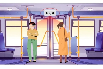 Introductie van de volgende generatie slim openbaar vervoer: geautomatiseerde passagierstellercamera