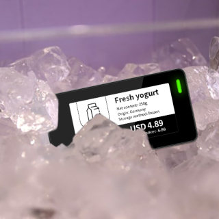 2,13 inch meertalige vriezer digitaal planklabel waterdicht