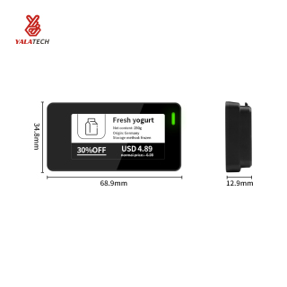 2,13 inch meertalige vriezer digitaal planklabel waterdicht