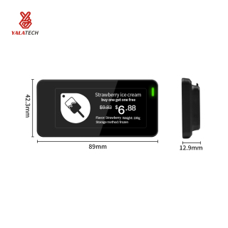 2,9 inch meertalige vriezer digitaal planklabel waterdicht