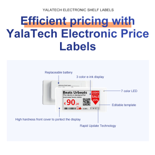 1,54 inch elektronisch schaplabel