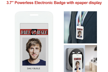 Introductie van onze revolutionaire e-paper-badge